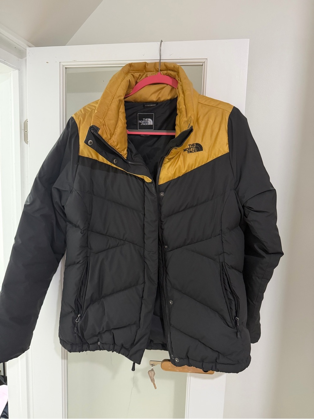 The North Face Black and Gold Jacket